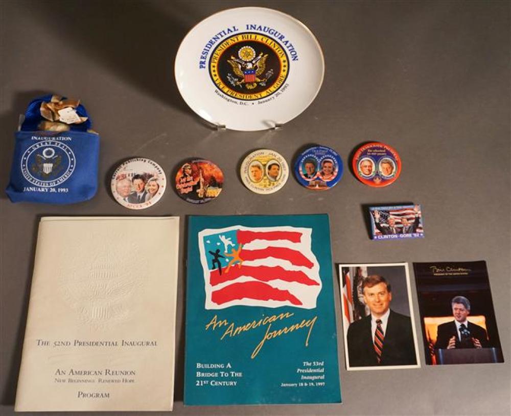COLLECTION WITH CLINTON INAUGURATION 323510