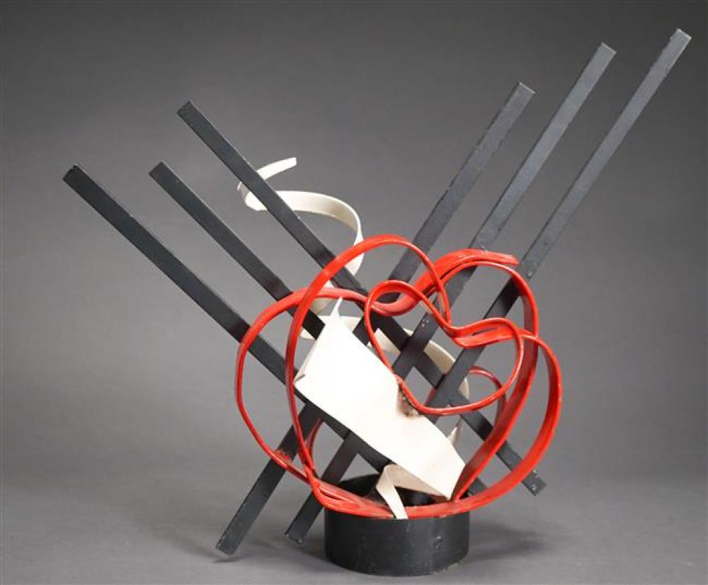 CONTEMPORARY PAINTED METAL SCULPTURE  32390f