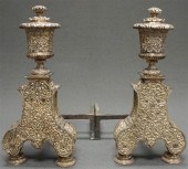 PAIR OF WILLIAM & MARY STYLE REPOUSSé