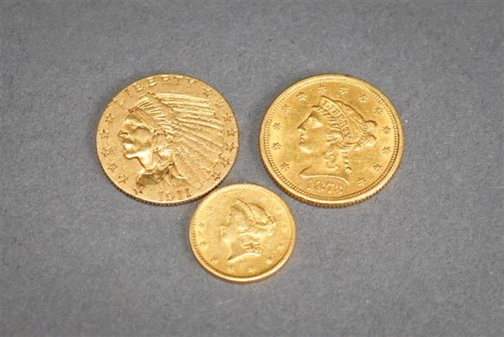 US 1873 2 1 2 DOLLAR GOLD COIN  323e61