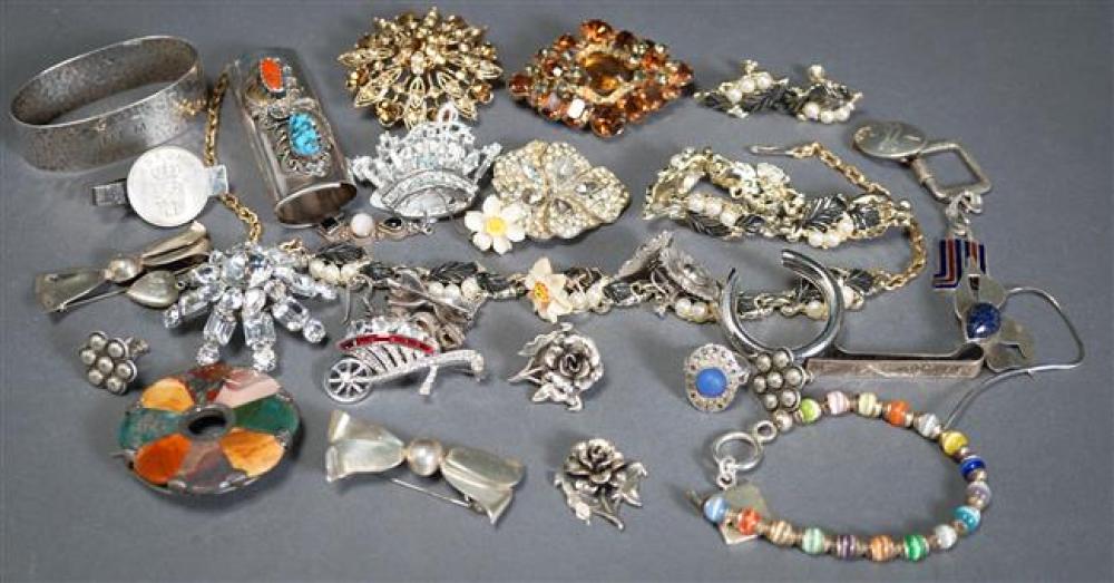 COLLECTION OF VINTAGE RHINESTONE 324045