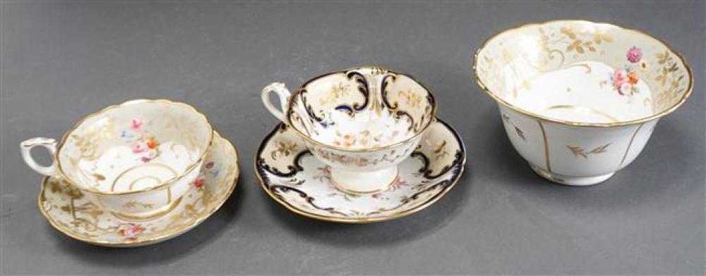 TWO PARTIAL SETS OF ENGLISH PORCELAIN 324292