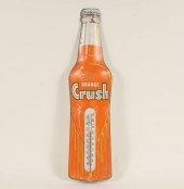 Orange Crush soda metal advertising