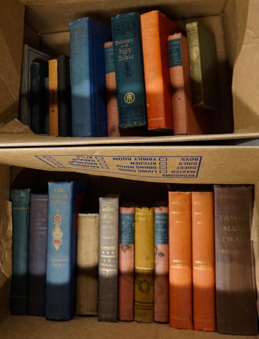 TWO BOXES OF HARDCOVER BOOKS PREDOMINANTLY 3271b3