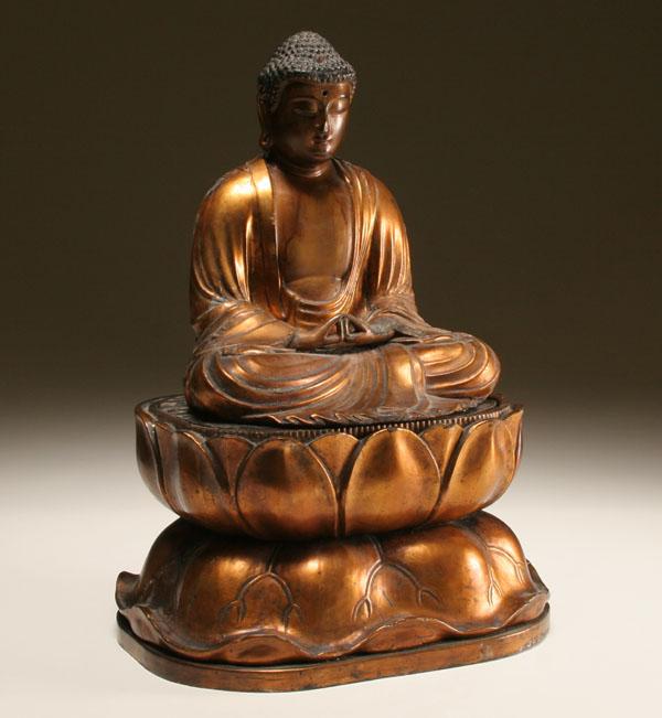Carved wooden Quanyin figure with 50bd7