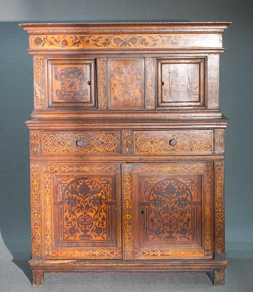 WILLIAM MARY MARQUETRY OAK AND 327b70