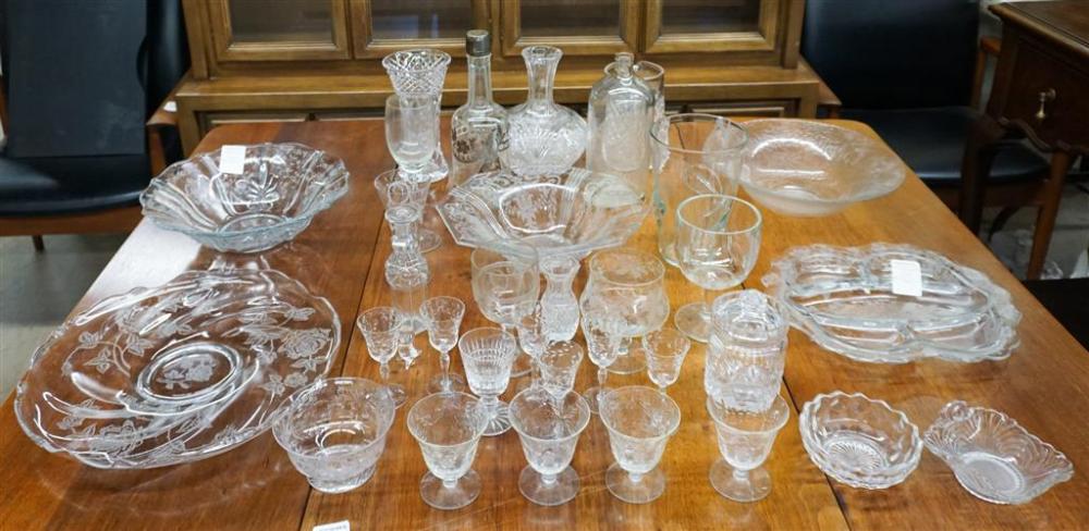 LARGE COLLECTION OF ASSORTED ETCHED  327f99