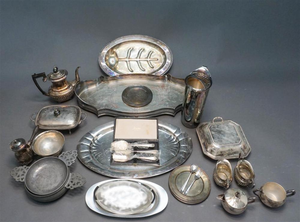 LARGE GROUP WITH SILVER PLATE AND 326412