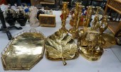 GROUP OF BRASS TABLE ARTICLES  3265c0