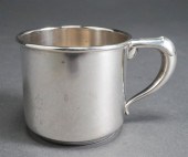 MANCHESTER CO STERLING SILVER BABY CUP,