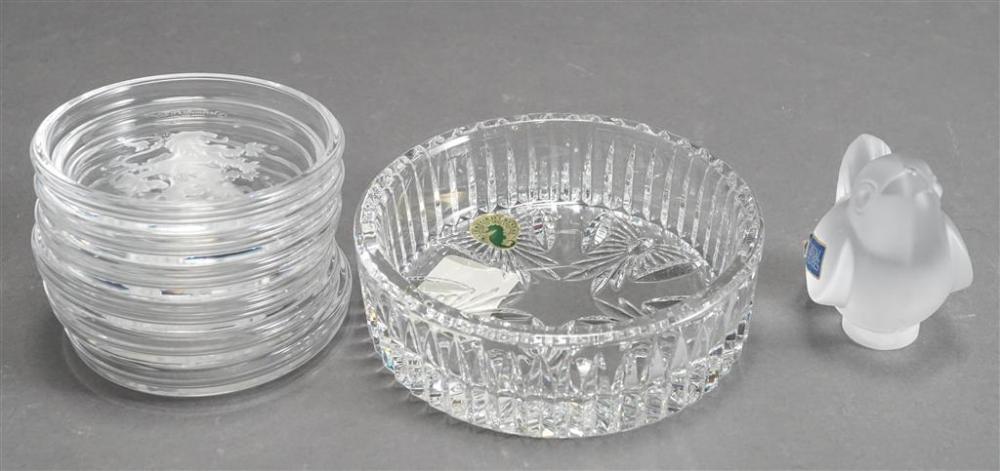 WATERFORD CRYSTAL BOTTLE COASTER  3294ab