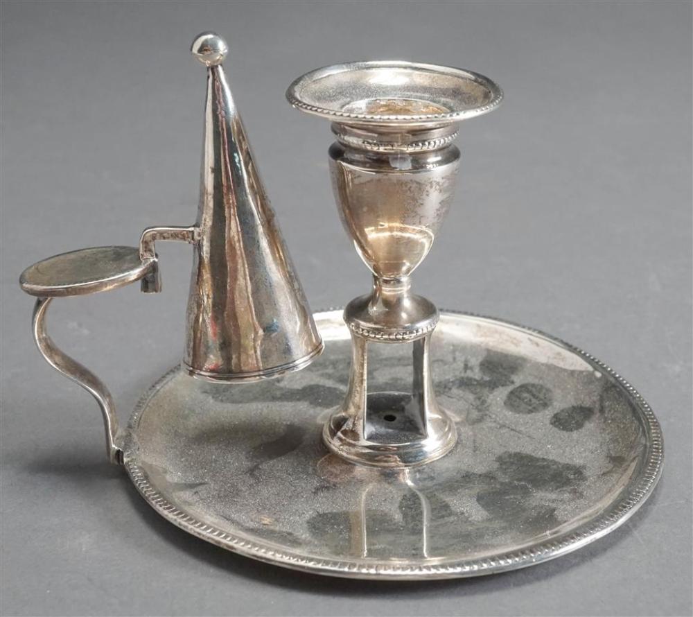 GEORGE III SILVER CHAMBER CANDLESTICK 3297be