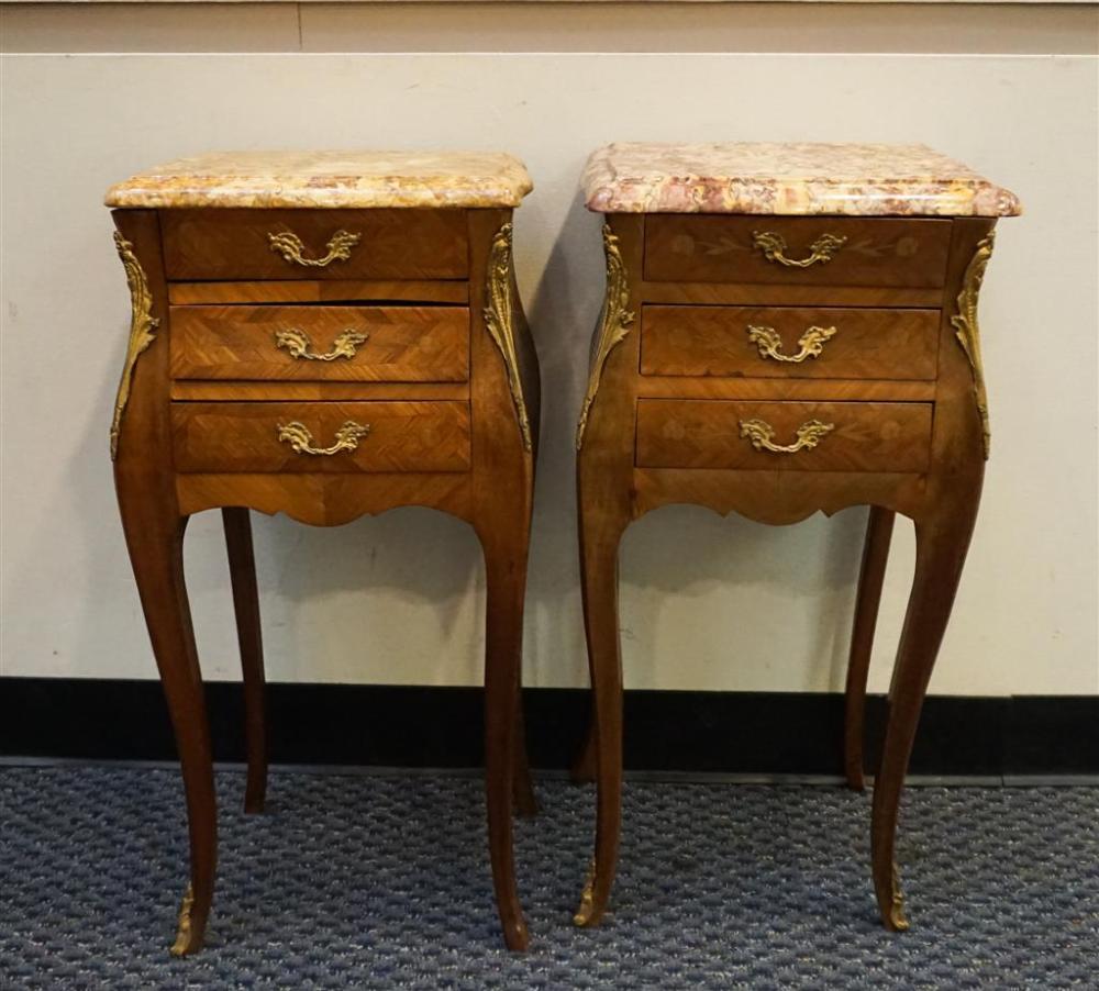 PAIR OF LOUIS XV STYLE BRASS MOUNTED 329d3d