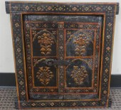 INDIAN LACQUERED WINDOW PANEL  32a290