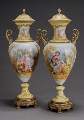 PAIR OF S VRES TYPE ORMOLU   32a502