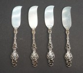 FOUR WHITING STERLING SILVER LILY  32a5b2