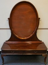 STAINED MAHOGANY DRESSING TABLE WITH