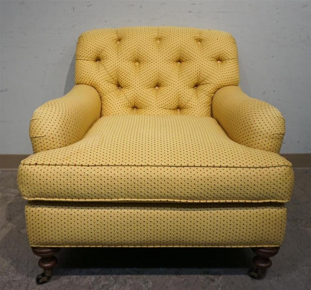 CONTEMPORARY YELLOW UPHOLSTERED 3283a6