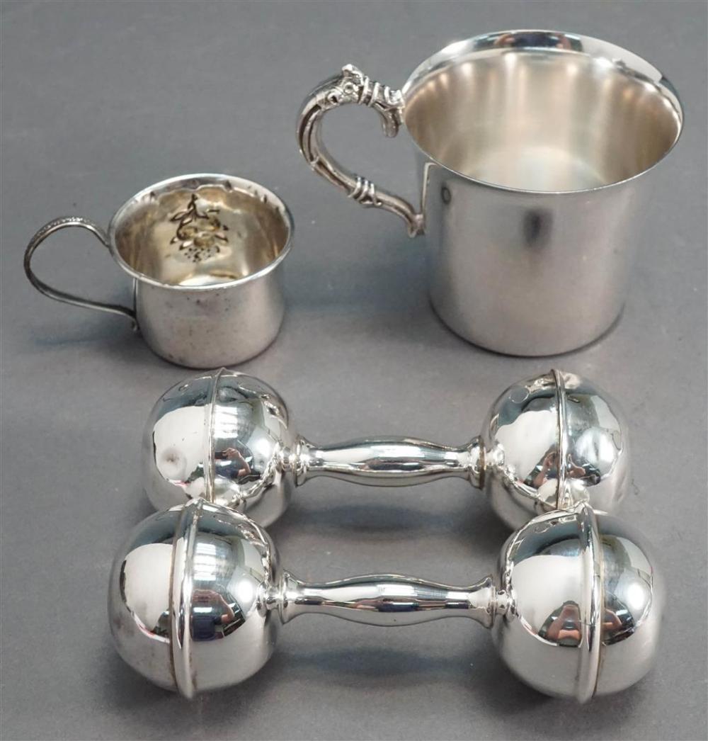 STERLING SILVER BABY RATTLE AND 3286dc