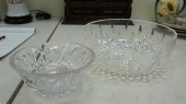 WATERFORD CRYSTAL SALAD BOWL AND A MARQUIS