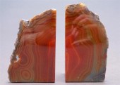 PAIR OF RED AGATE TYPE   328ccf