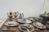 COLLECTION OF ASSORTED SILVER PLATE