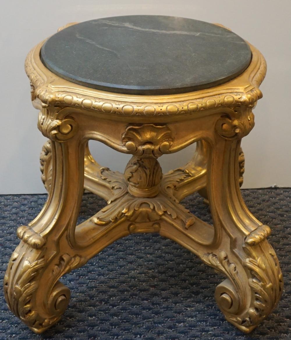 LOUIS XIV STYLE GILTWOOD MARBLE 32c1d0