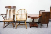 COLLECTION OF FOUR WOOD FURNISHINGSCollection 32c405