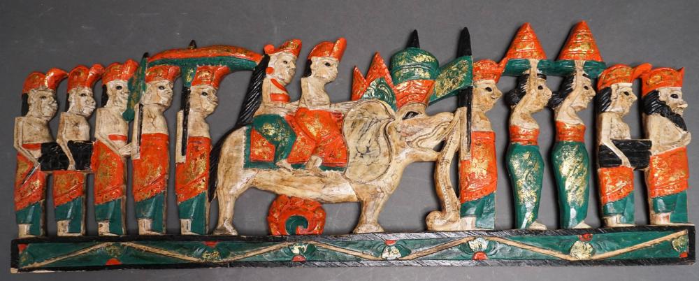 INDIAN CARVED AND PAINTED WOOD 32c5b6