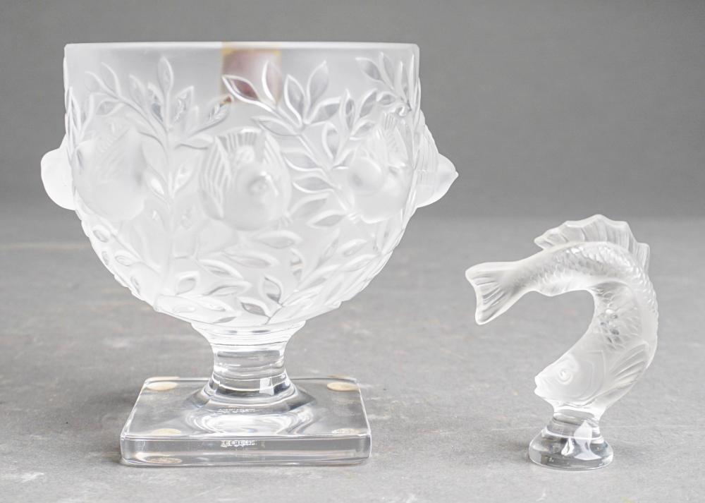 LALIQUE PARTIALLY FROSTED CRYSTAL 32c91b