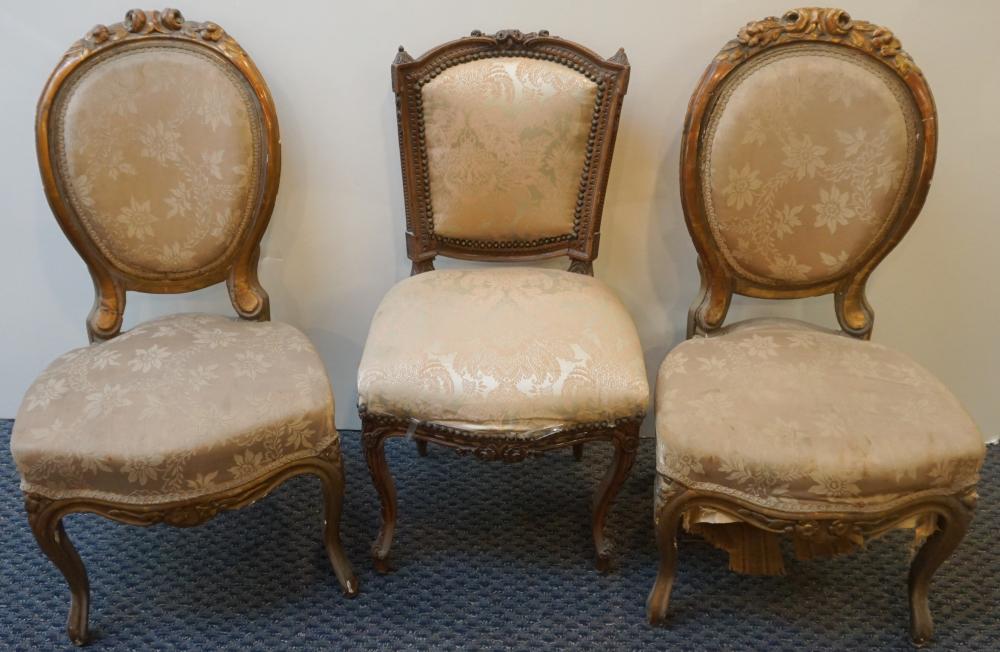 LOUIS XV STYLE PARTIAL GILT AND 32c94a