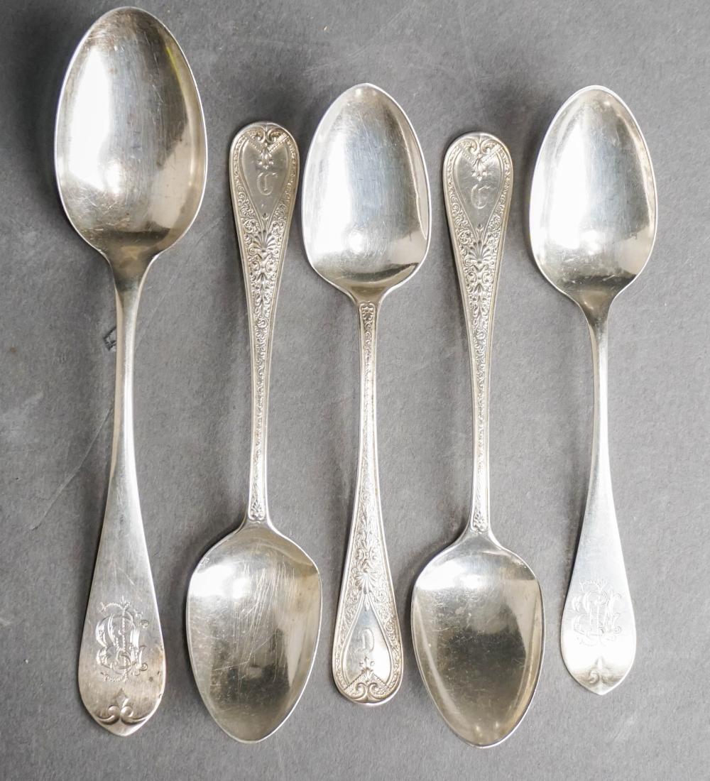 TWO WHITING STERLING SILVER SPOONS 32caf6