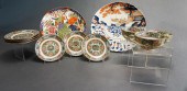TWO JAPANESE IMARI CHARGERS AND 32ad13
