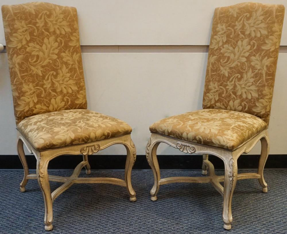 PAIR LOUIS XV STYLE UPHOLSTERED 32adf8