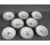 Eight Meissen porcelain bowls with 51181