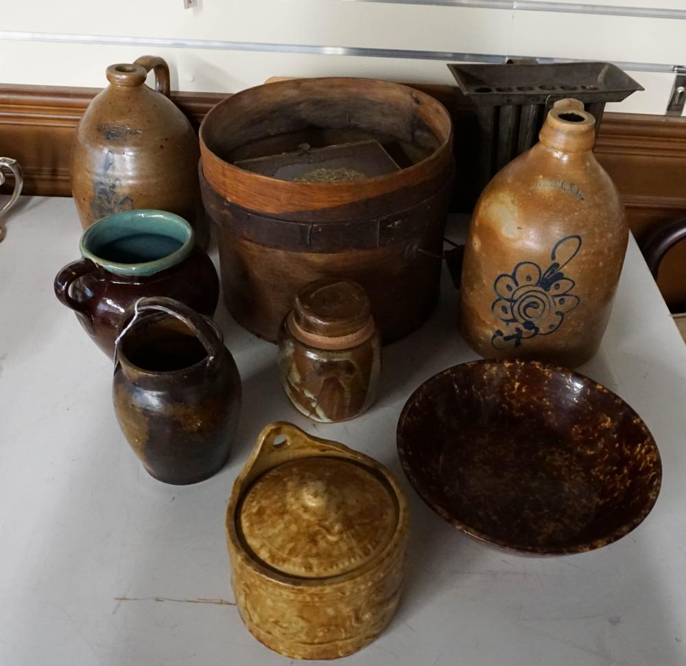 EARLY AMERICAN POTTERY INCLUDING 32b508