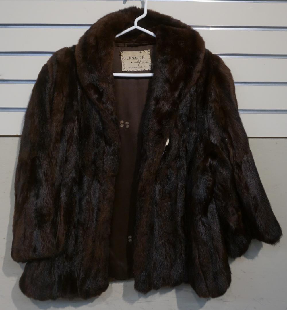 BROWN MINK JACKET RETAILED S  32e1b3