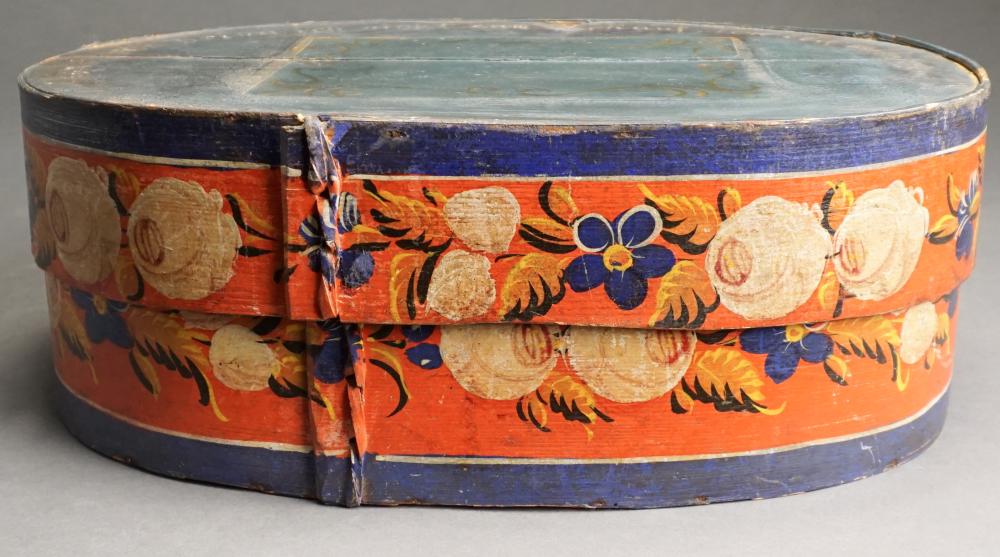 COUNTRY ROSEMALING DECORATED POLYCHROME 32e1ea