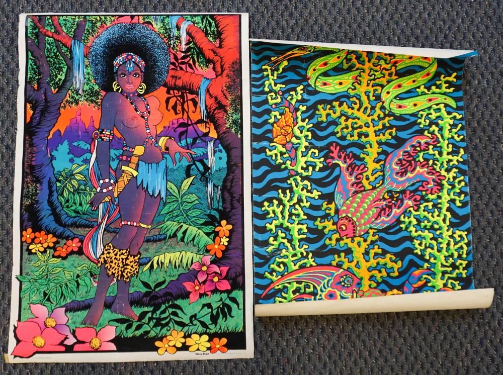 COLLECTION OF UNFRAMED PSYCHEDELIC 32d022
