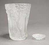 LALIQUE FROSTED ART GLASS TREES 32d112