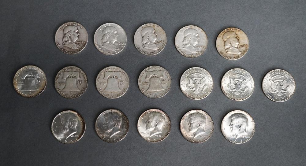 GROUP OF EIGHT 1964 SILVER KENNEDY 32d18a