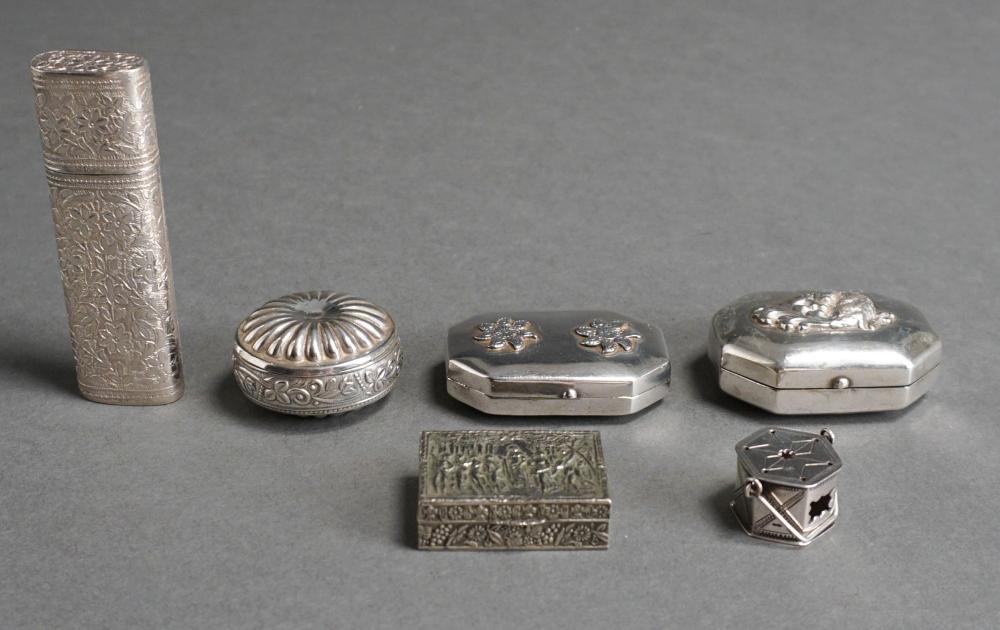 SIX CONTINENTAL SILVER AND SILVERPLATE 32d1de