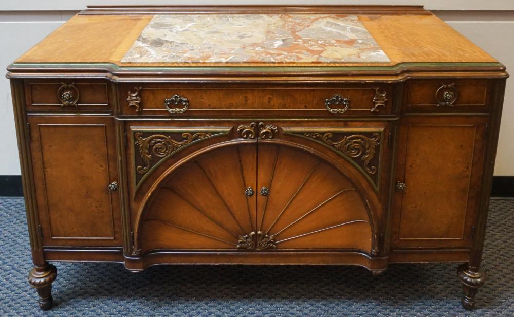 WILLIAM & MARY STYLE WALNUT CHEST-ON-CHEST,