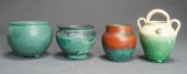 THREE AMERICAN POTTERY VASES AND 32d2eb