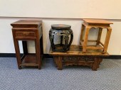COLLECTION OF FOUR ASIAN WOOD FURNISHINGSCollection 32d854