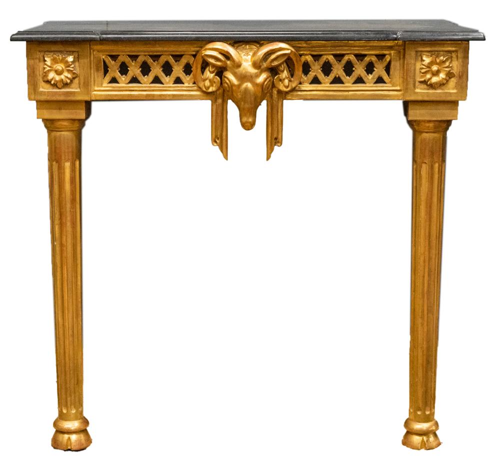NEOCLASSICAL STYLE GILTWOOD CONSOLE 3310fc