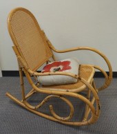 CONTEMPORARY RATTAN CANED SEAT AND BACK