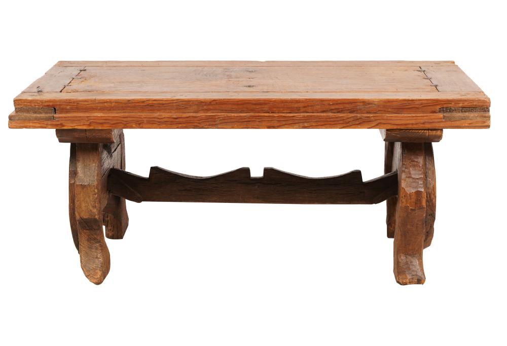 RUSTIC WOOD COFFEE TABLEthe seat 33188d