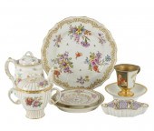 COLECTION OF GERMAN PORCELAINthe first:
