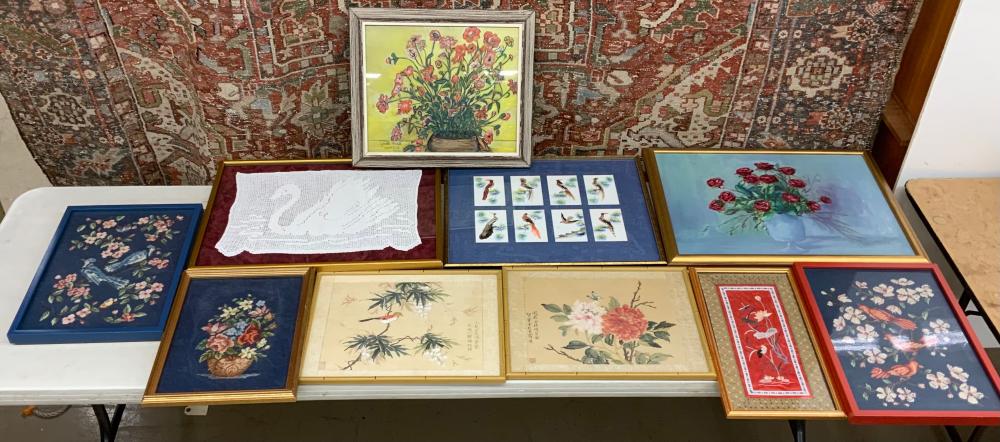 COLLECTION OF TEN BOTANICAL AND 32fcf7